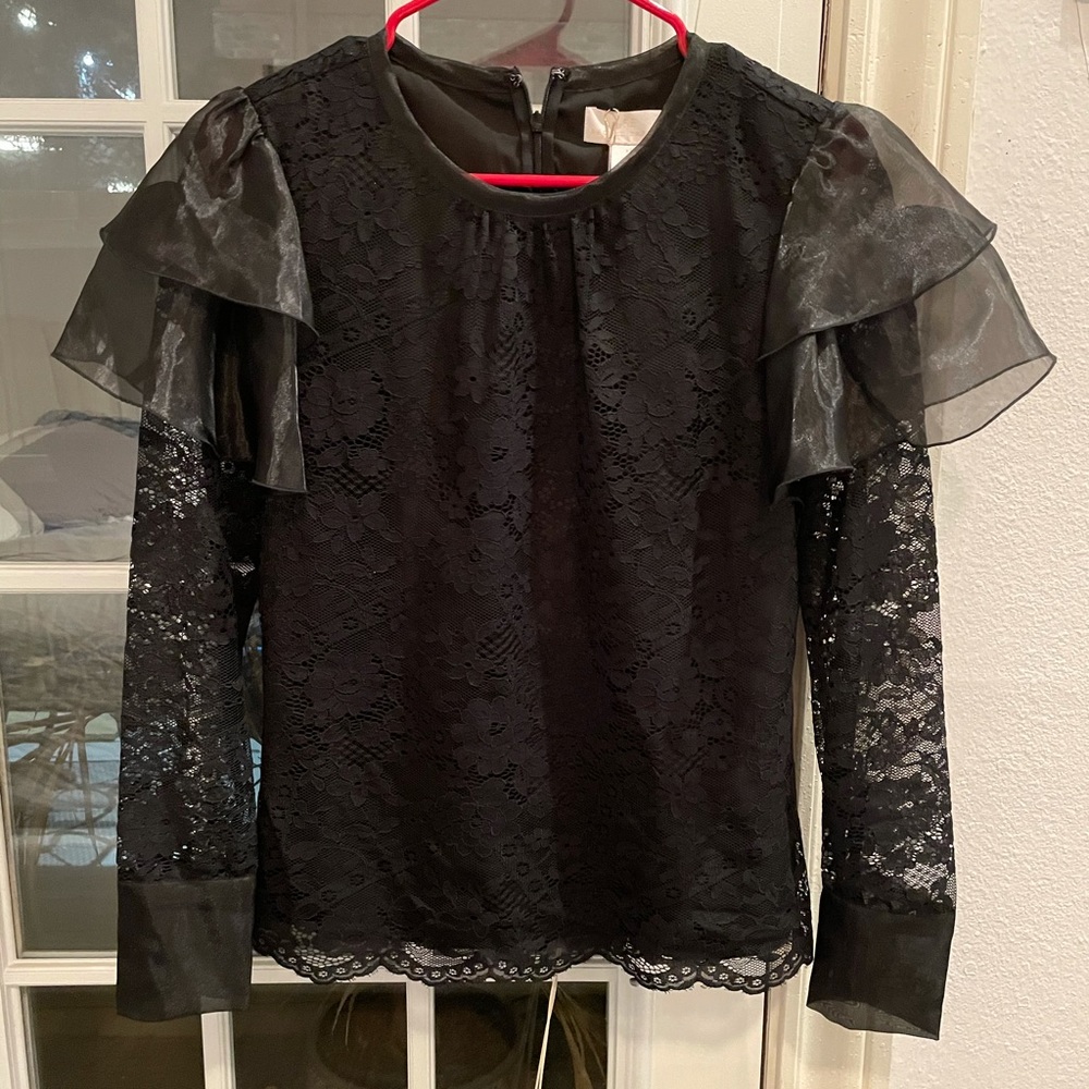 Rachel parsell puff sleeve top